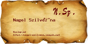 Nagel Szilvána névjegykártya